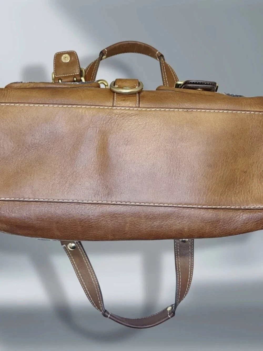 Coach Denim Mandy Legacy Handbag